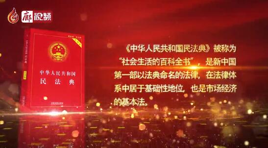 廊視頻 | 《新時(shí)代遇見(jiàn)民法典每一個(gè)人就是整個(gè)國(guó)家》